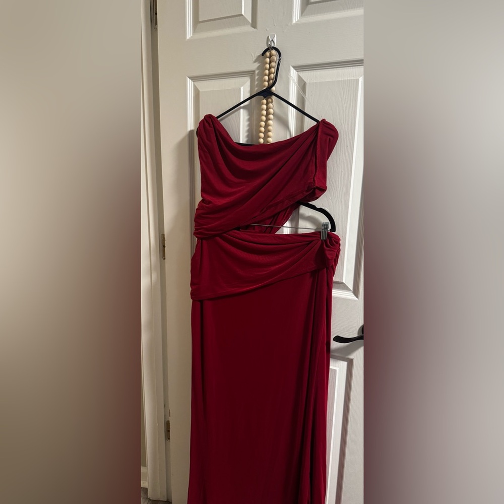 Size 16 Peppermayo Dark Red Maxi Dress